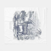 Bongo Antelope Fleece Blanket (Vorderseite (Horizontal))