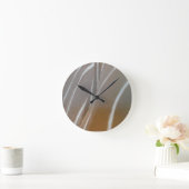 Bongo Antelope Skin Pattern Round Clock Runde Wanduhr (Zuhause)