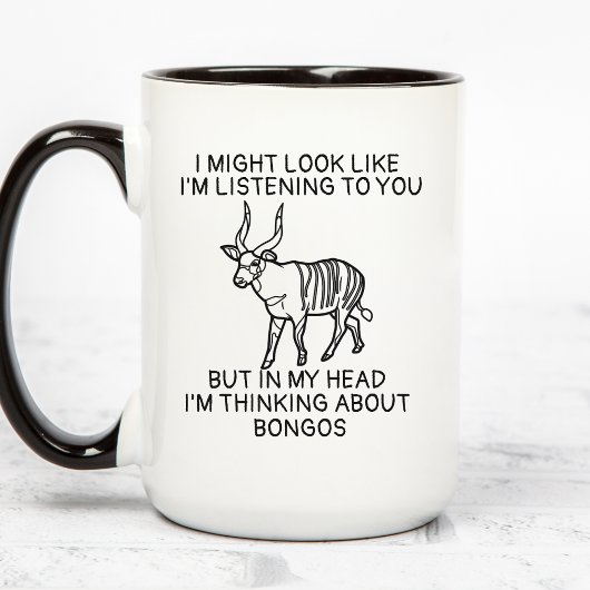 Bongo-Antilopen-Tasse, Bongo-Fan-Geschenke Tasse