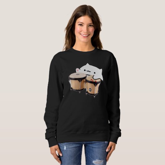 Bongo Cat Sweatshirt (Vorne ganz)