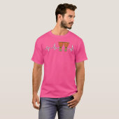 Bongo Drum Heartbeat Ekg Drummer Geschenk Bongo Dr T-Shirt (Vorne ganz)