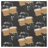 Bongo-Gewebe - Dunkelheit Stoff (Muster)