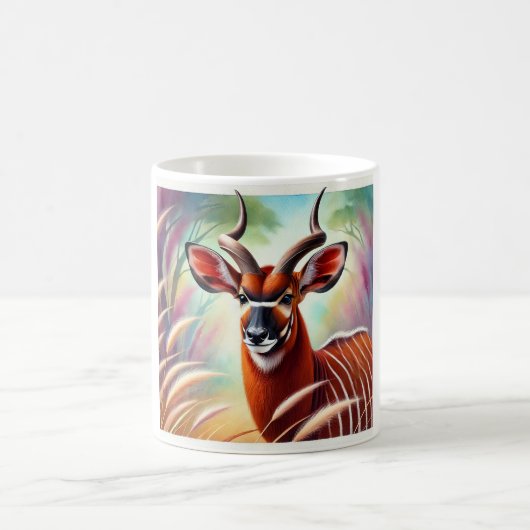 Bongo in Sunlight 210924AREF151 - Watercolor Kaffeetasse (Mittel)