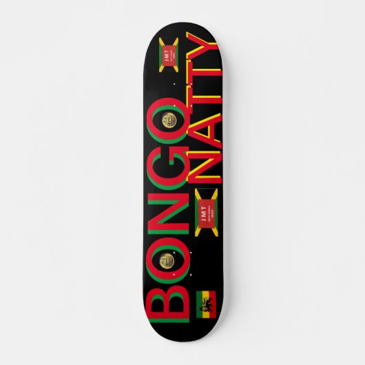 BONGO NATTY JMT 7 3/4" Skateboarddecke Skateboard (Vorne)
