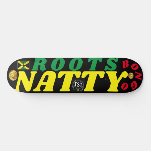 BONGO ROOTS NATTY 8 1/4" Skateboarddecke Skateboard (Horizontal)