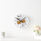 Bongo-Wanduhr Runde Wanduhr (Zuhause)