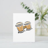 Bongos Postkarte (Stehend Vorderseite)