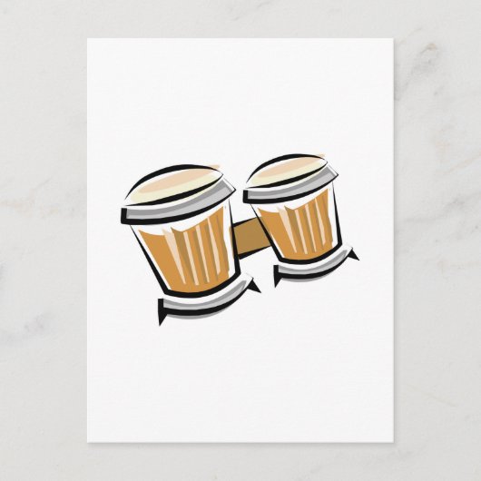 Bongos Postkarte (Vorderseite)