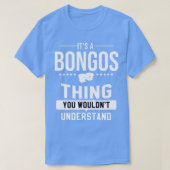 Bongos Schlagzeug Music Instrument Drum Bongo T-Shirt (Design vorne)