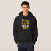 Bongotrommeln Hoodie (Vorne ganz)