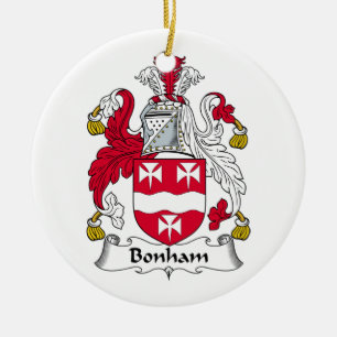 Bonham Familienwappen Keramik Ornament