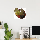 Bonheur - Artist-Palette Poster (Heimbüro)