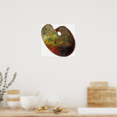 Bonheur - Artist-Palette Poster (Küche)