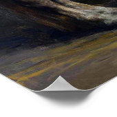 Bonheur - ein Weiß Poster (Ecke)