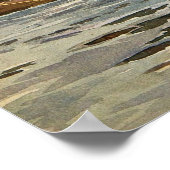 Bonheur - Flusslandschaft Poster (Ecke)