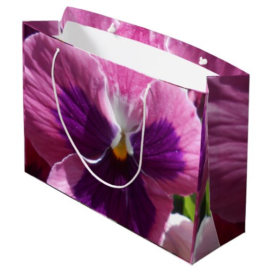 Bonheur Große Geschenktüte (Rückseite Schrägansicht)