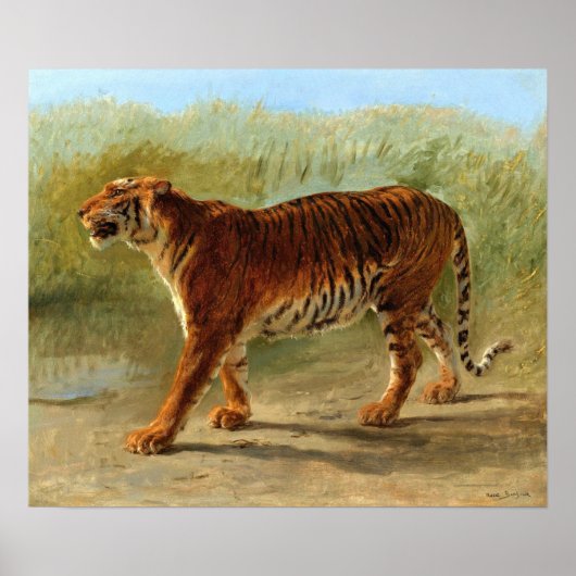 Bonheur - Königlicher Tiger des März Poster (Vorne)