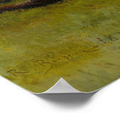 Bonheur - Lioness Posing Poster (Ecke)