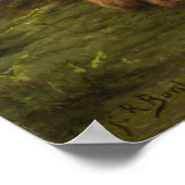 Bonheur - Sheep By The Sea 1865 Poster (Ecke)