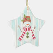 Bonhomme de neige keramikornament (Rechts)