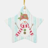 Bonhomme de neige keramikornament (Hinten)