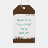 Boni für Bürokadengrün Geschenkanhänger (Rückseite)