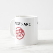 Boni sind Fake News Kaffeetasse (Vorderseite Links)