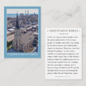 Boniface Manitowoc Katholische Kirche Gebetskarte Platzkarte (Vorne/Hinten)