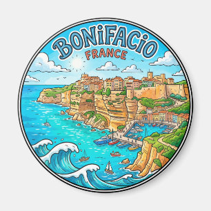 Bonifacio Frankreich Magnet