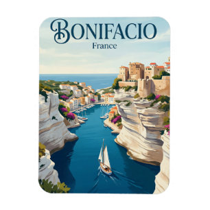 Bonifacio Frankreich Magnet