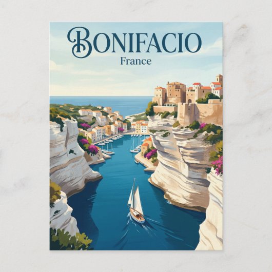 Bonifacio Frankreich Postkarte (Vorderseite)