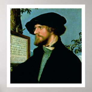 Bonifacius Amerbach, 1519 (Öl/Pinewood) Poster