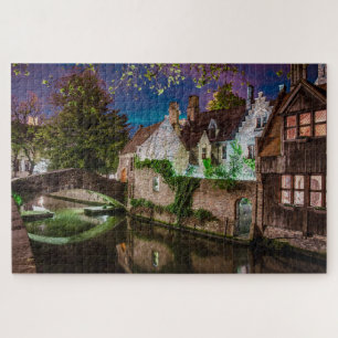 Bonifacius-Brücke im Brügge-Puzzle Puzzle