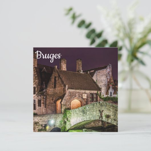 Bonifacius-Brücke in Brügge (Stehend Vorderseite)