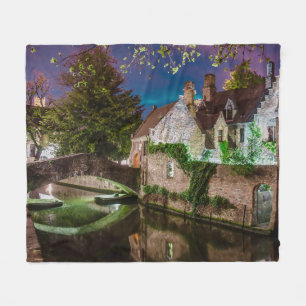 Bonifacius-Brücke in Brügge Fleecedecke