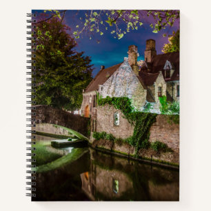 Bonifacius-Brücke in Brügge Notizblock