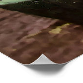 Bonifacius-Brücke in Brügge Poster (Ecke)