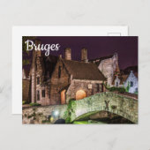 Bonifacius-Brücke in Brügge Postkarte (Vorne/Hinten)