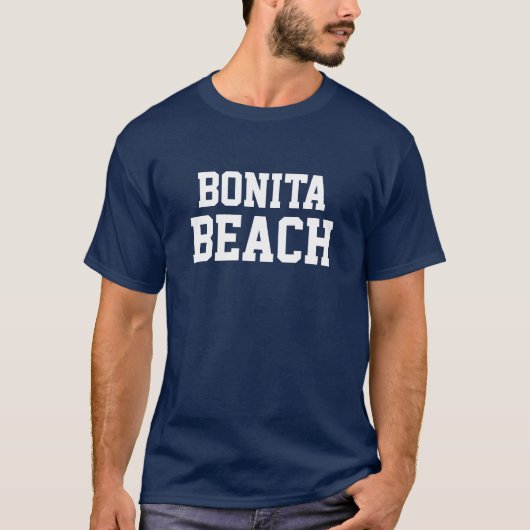 Bonita Beach Florida Surfing T - Shirt (Vorderseite)