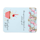 bonita Invitation de festejo Magnet (Horizontal)