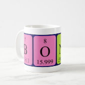 Bonita Periodenname Tasse (Vorderseite Links)