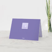 Bonita silueta de alce tarjeta de Navidad Karte (Rückseite)