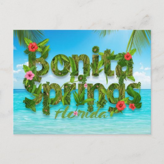 Bonita springs dreaming postkarte (Vorderseite)
