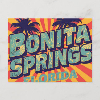 Bonita springs dreaming postkarte