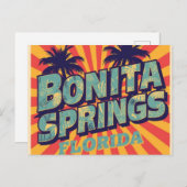 Bonita springs dreaming postkarte (Vorne/Hinten)