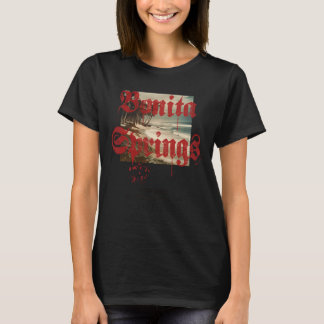Bonita Springs Florida Fl Vintage-Tattoo-Strand Su T-Shirt