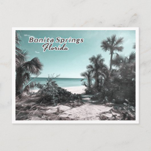 BONITA SPRINGS FLORIDA POSTKARTE (Vorderseite)