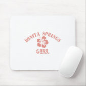 Bonita Springs Pink Girl Mousepad (Mit Mouse)