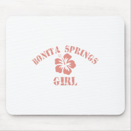Bonita Springs Pink Girl Mousepad