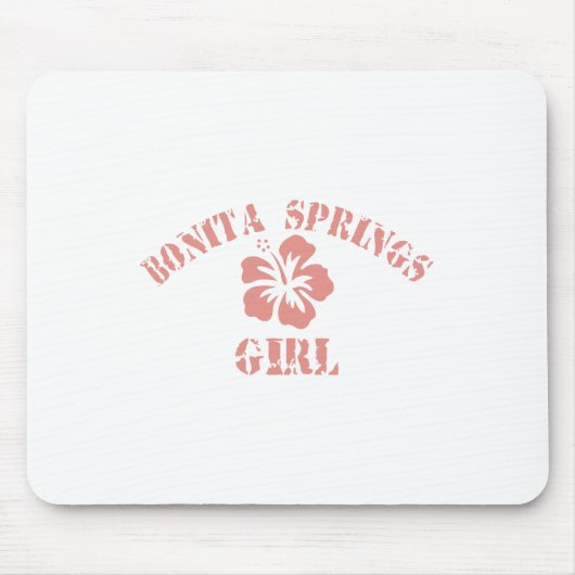 Bonita Springs Pink Girl Mousepad (Vorne)